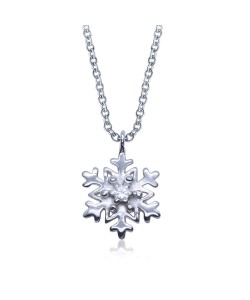 Snowflake Silver Necklace SPE-5617